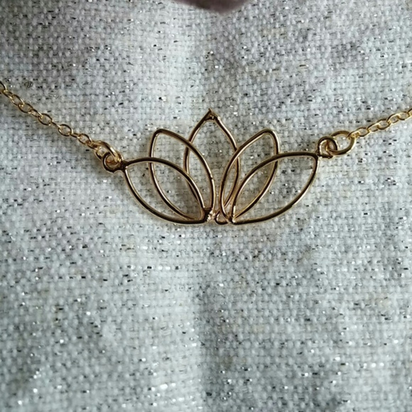 Boho Lotus Flower Bracelet - Picture 2 of 2